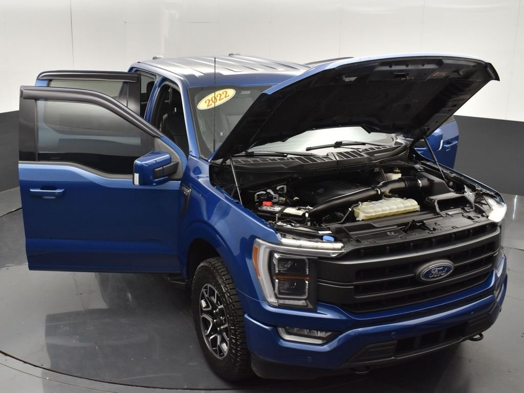 Used 2022 Blue Ford Lariat image 34