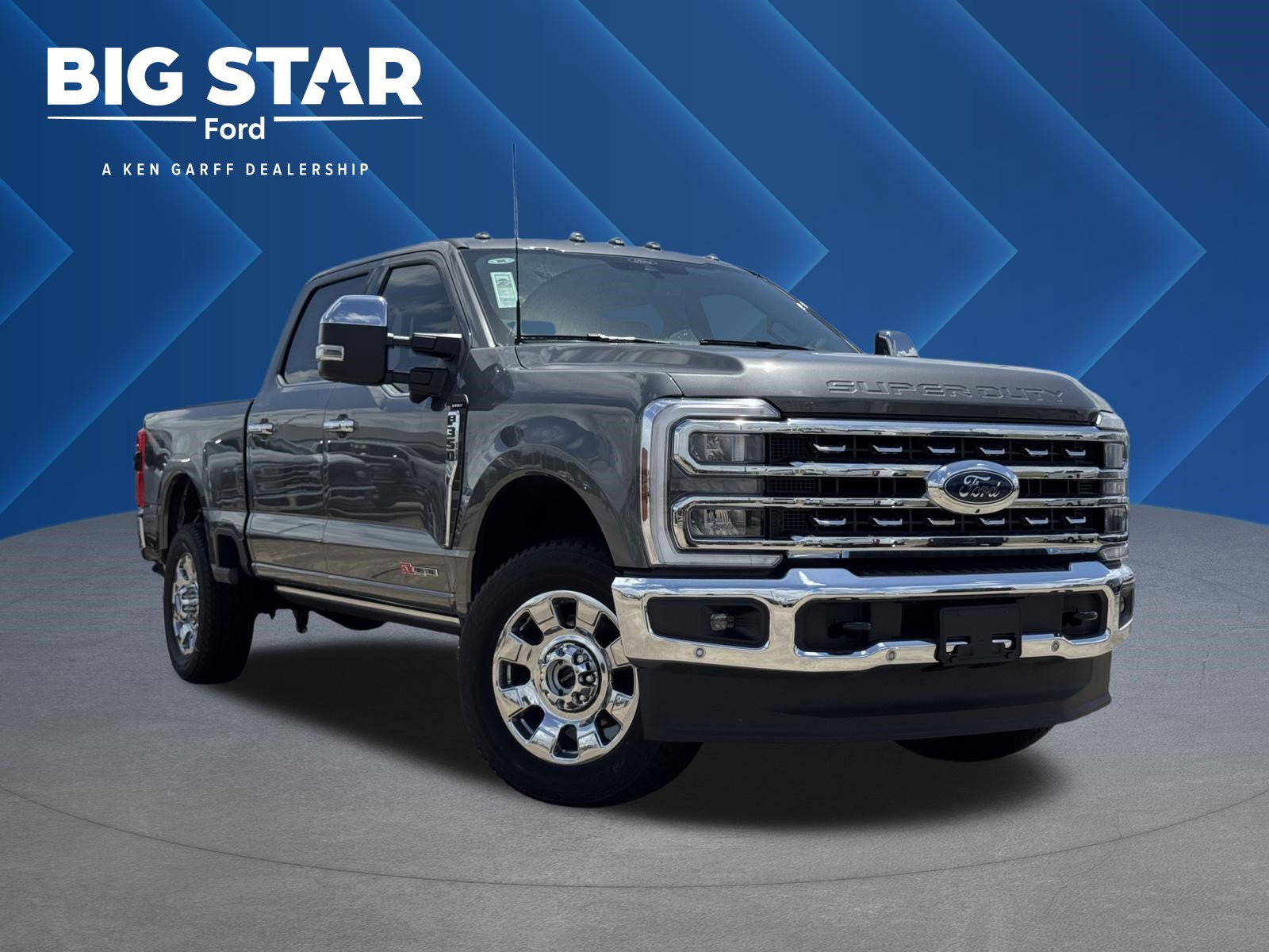 New 2026 Carbonized Gray Metallic Ford LARIAT image 1