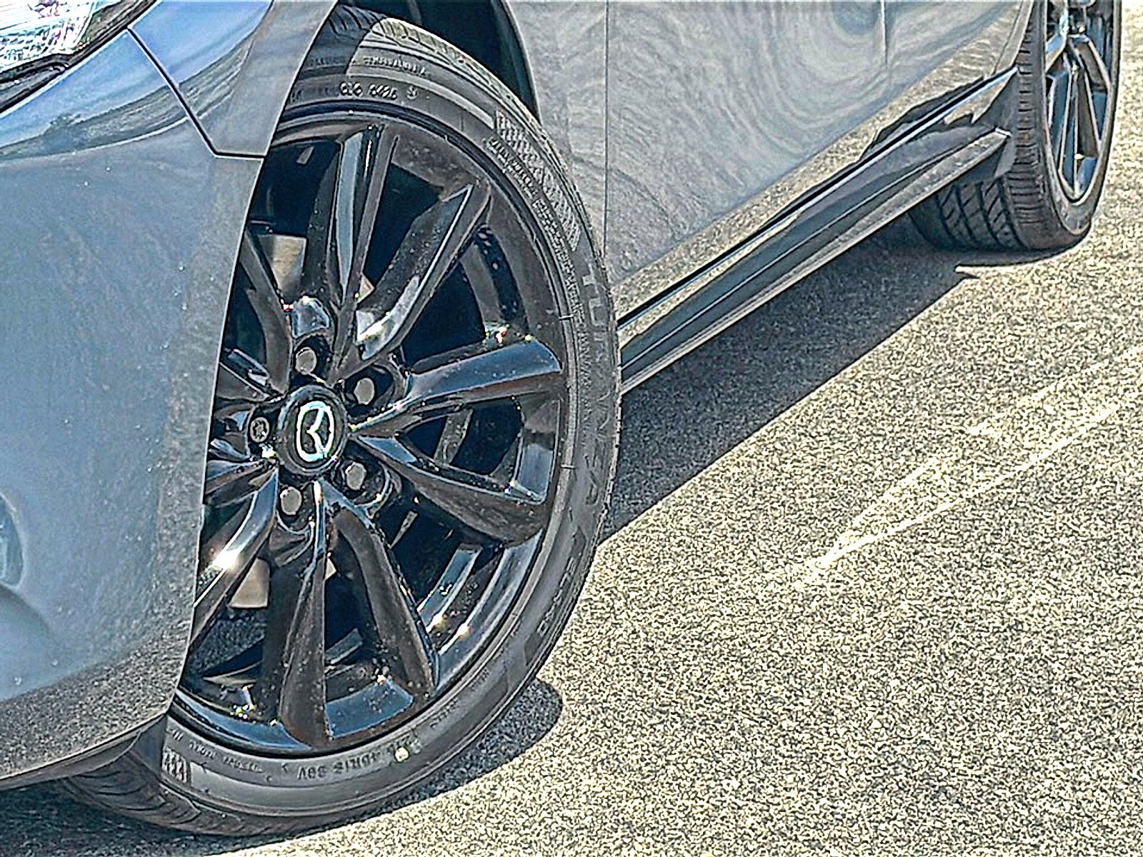 Used 2025 Polymetal Gray Metallic Mazda 2.5 S Carbon Edition image 3