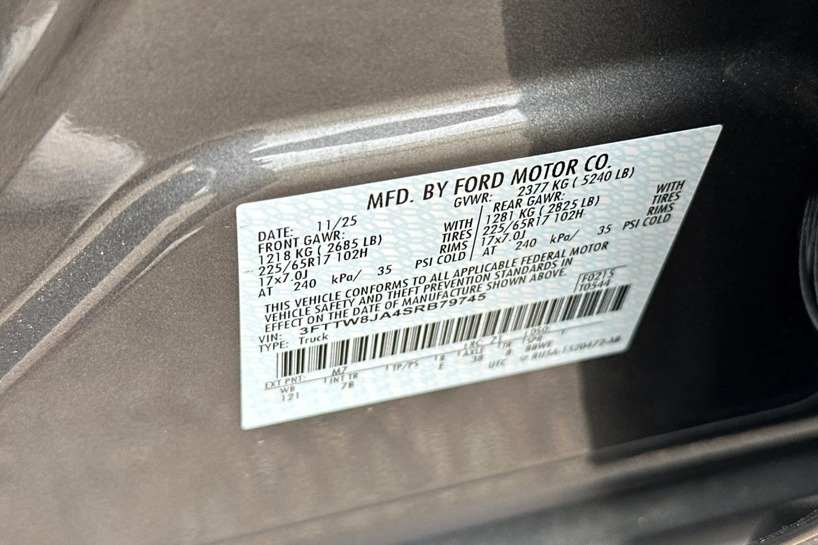 New 2025 Gray Ford XLT image 21
