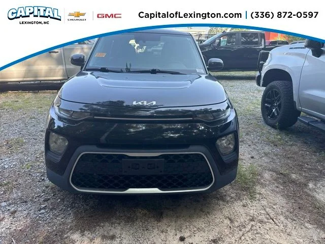 Used 2022 Black Kia LX image 1