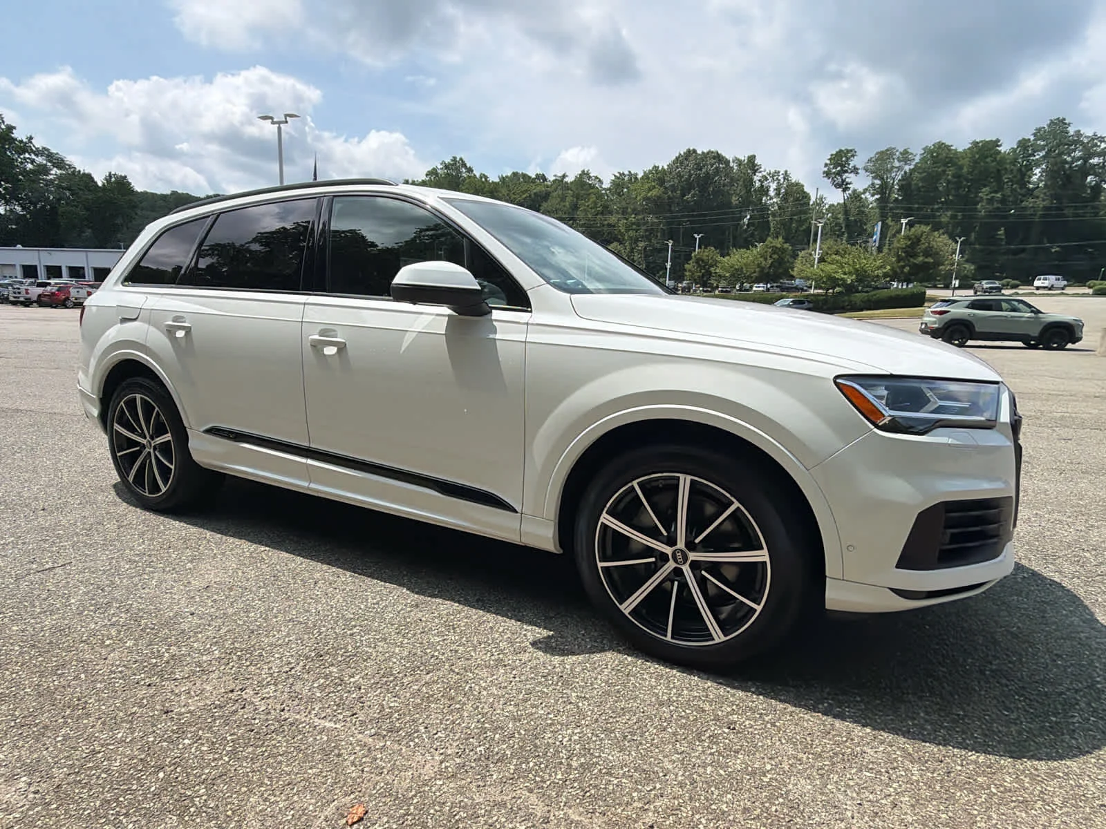 Used 2022 Carrara White Audi Premium Plus image 3