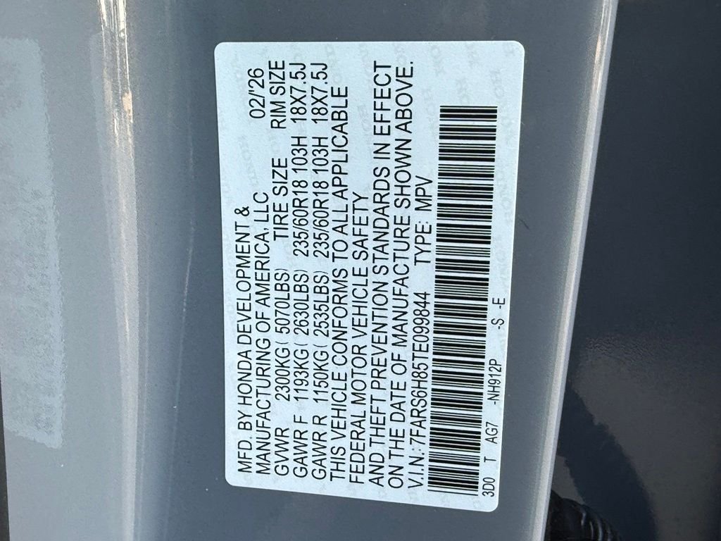 Certified Used 2026 Urban Gray Pearl Honda AWD Sport-L Hybrid image 30
