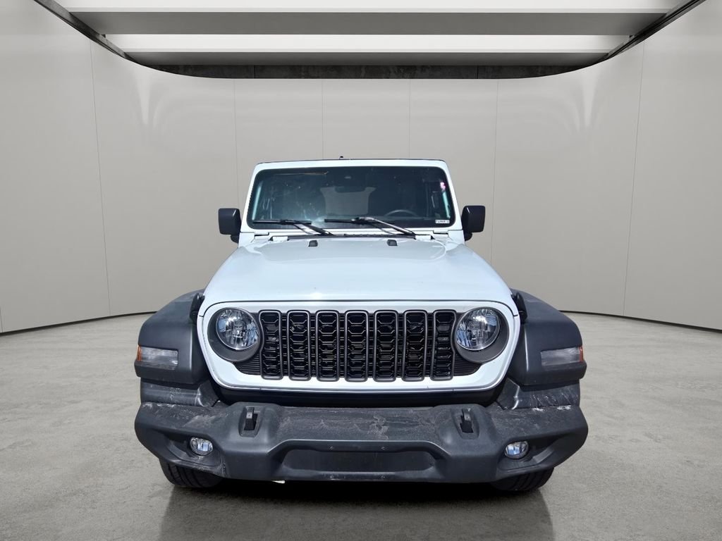 Used 2025 Bright White Clearcoat Jeep Sport S image 8