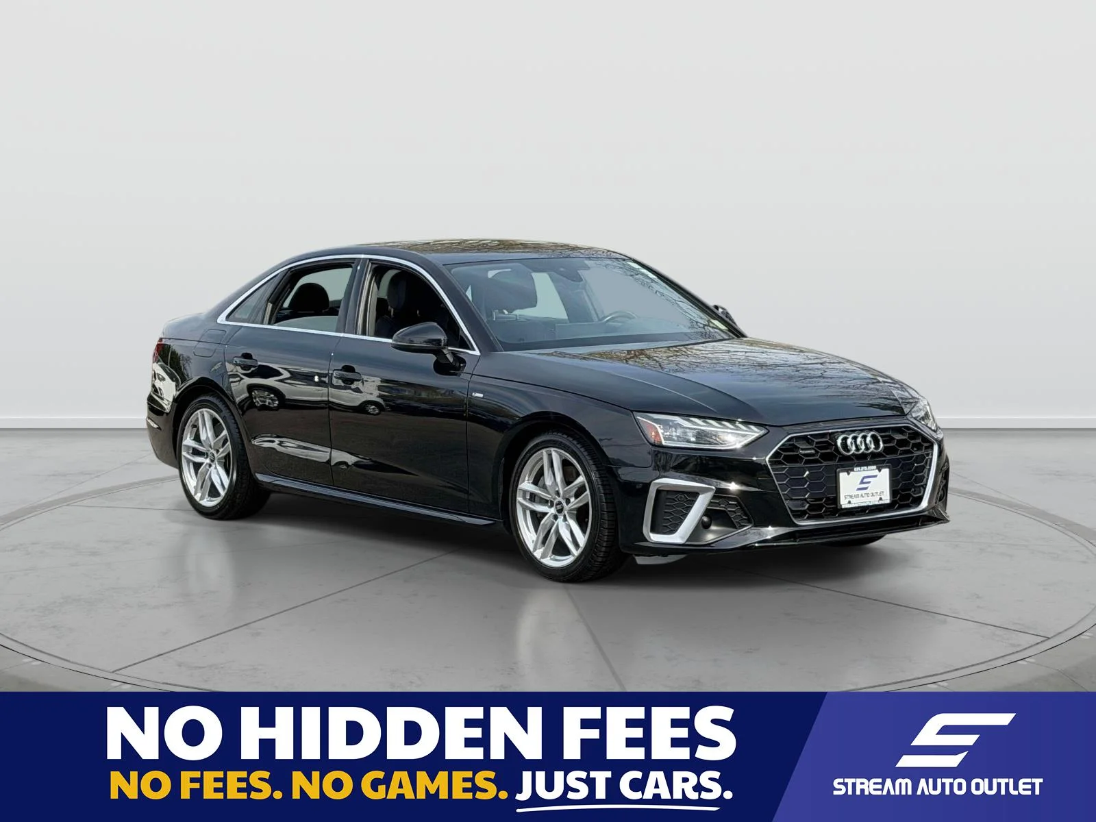 Used 2023 Black Audi 45 S line Premium image 1