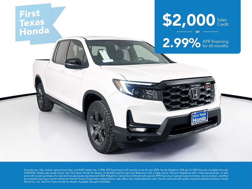 New 2026 Platinum White Pearl Honda TrailSport image 1