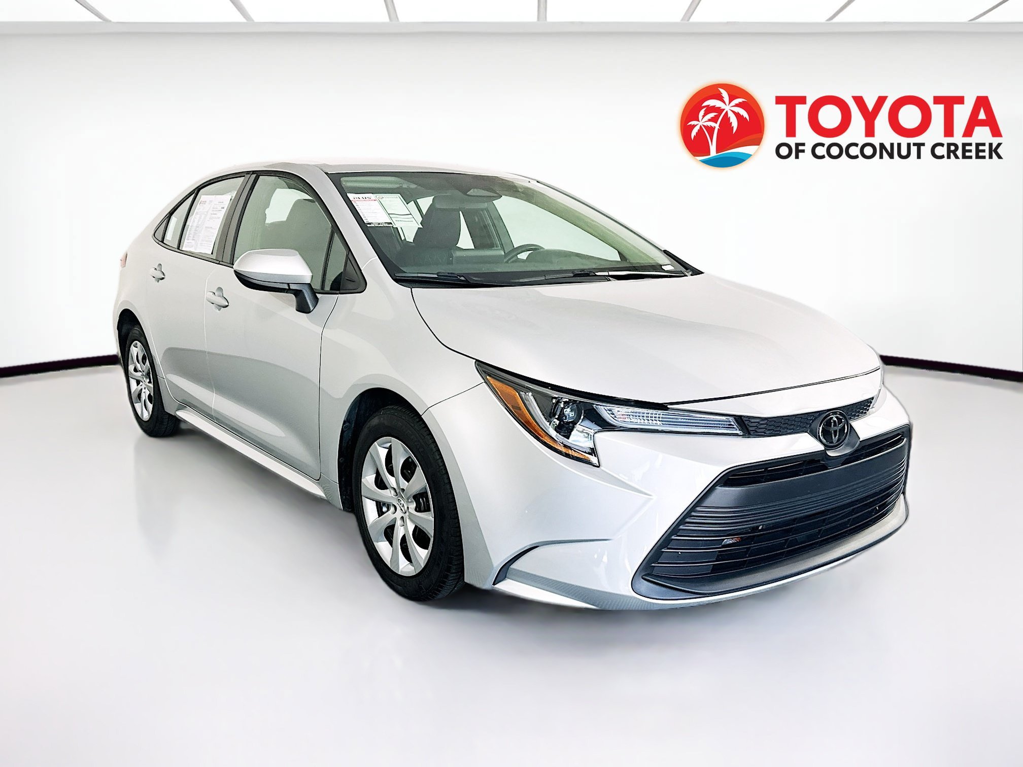 Used 2024 Classic Silver Metallic Toyota LE image 1