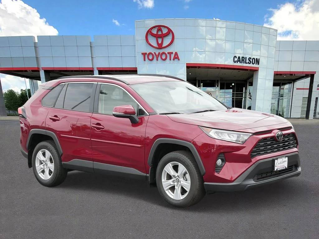 Certified 2019 Toyota RAV4 XLE with VIN JTMP1RFV3KD019107 for sale in Minneapolis, Minnesota