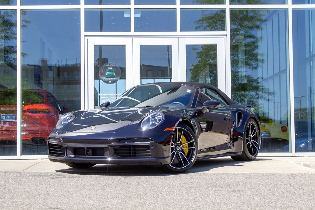 Used 2025 Jet Black Metallic Porsche Turbo S image 1