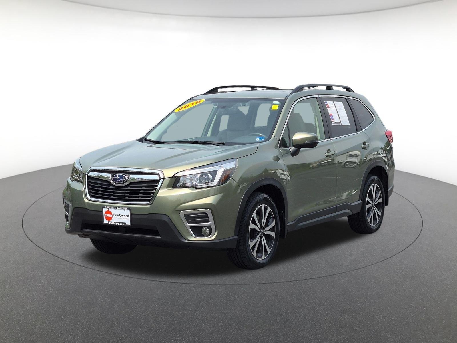 Used 2019 Jasper Green Metallic Subaru Limited image 1