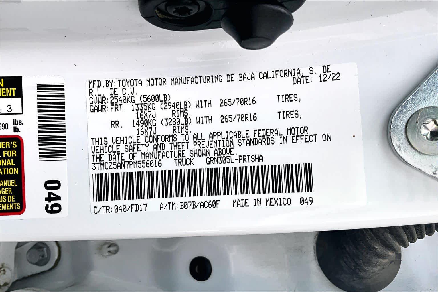 Used 2023 Ice Cap Toyota TRD Off Road image 72