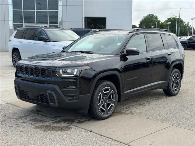 New 2026 Diamond Black Crystal Pearl-Coat Exterior Paint Jeep Limited image 1