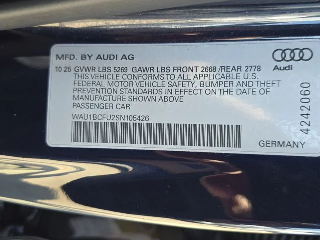 Used 2025 Blue Audi 2.0T Prestige image 39