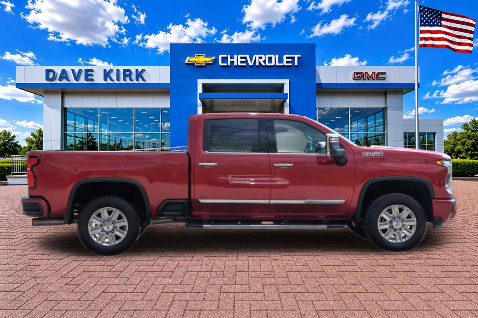 Used 2024 Radiant Red Tintcoat Chevrolet High Country image 2