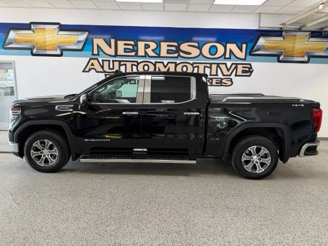 Used 2022 GMC Sierra 1500 SLT with VIN 3GTUUDED7NG657681 for sale in Detroit Lakes, Minnesota
