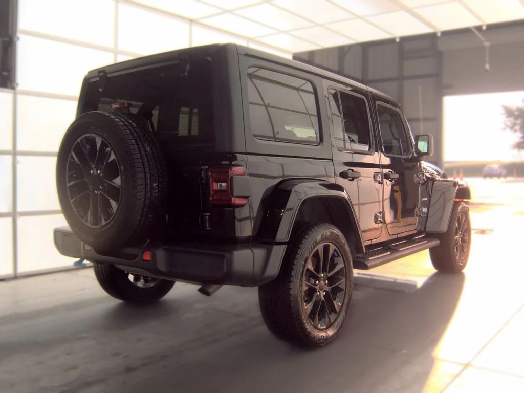 Used 2023 Black Jeep Sahara 4xe image 2