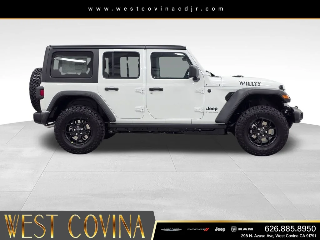 New 2026 Bright White Clear-Coat Exterior Paint Jeep Willys image 3