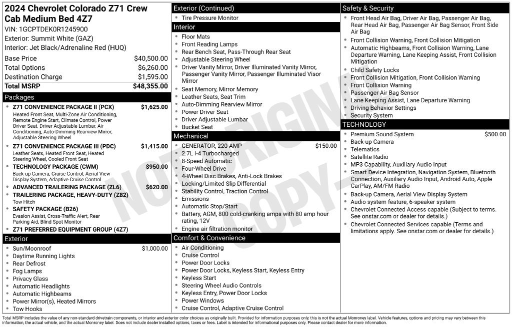 Used 2024 White Chevrolet Z71 image 26