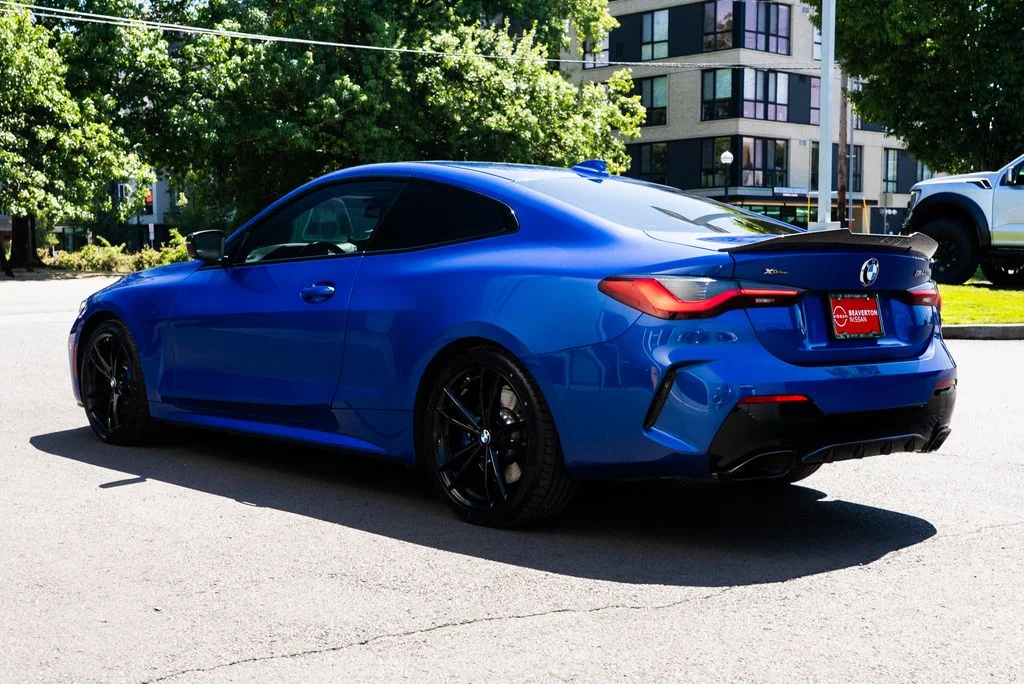 Used 2021 Blue BMW M440i xDrive image 4
