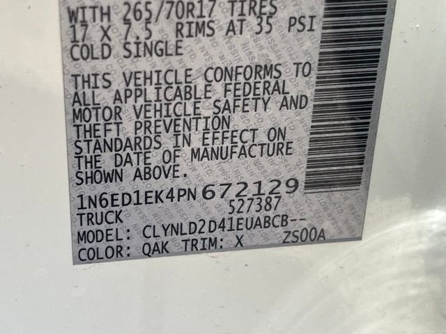 Used 2023 White Nissan PRO-4X image 15