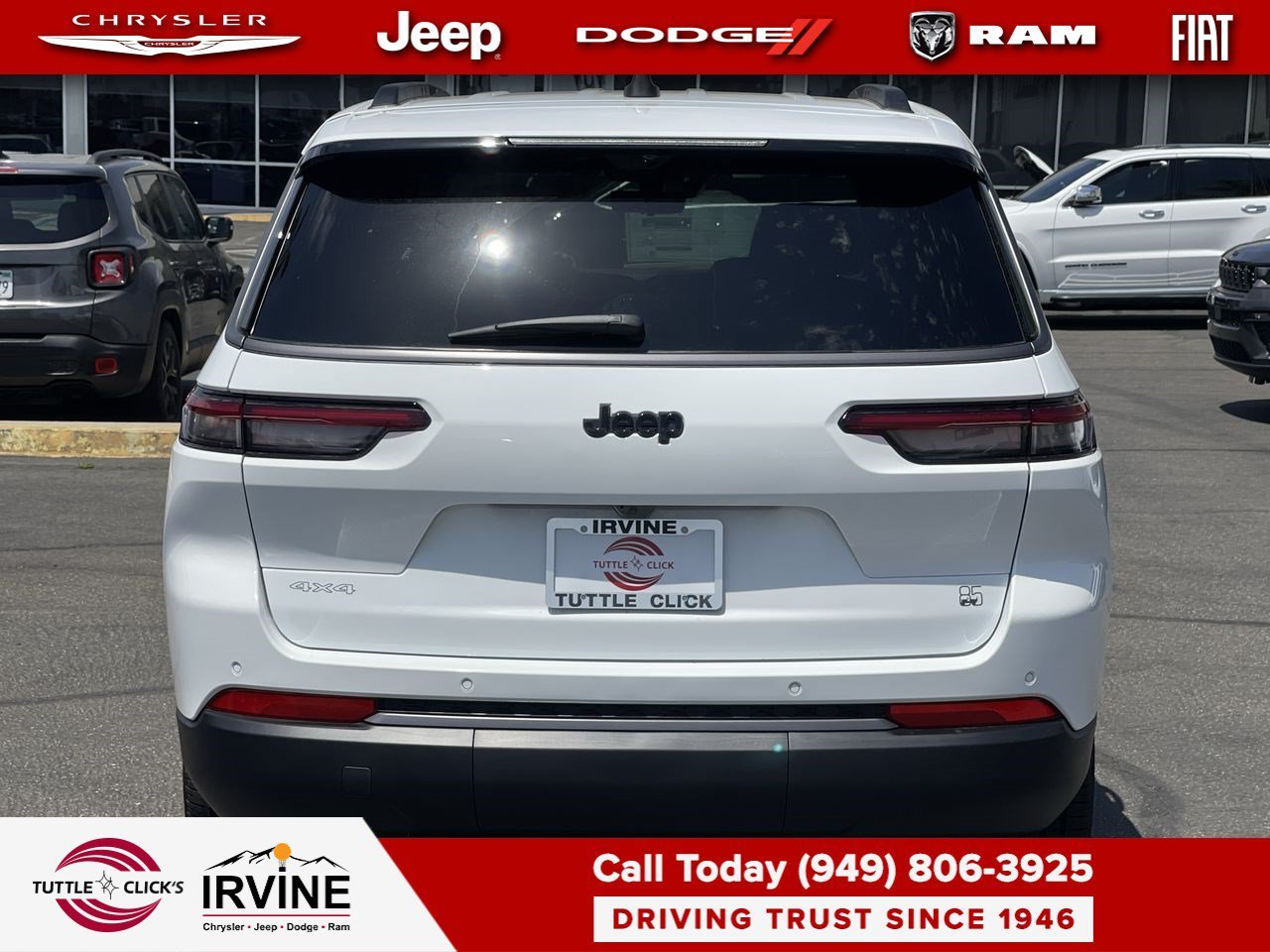 New 2026 Bright White Clear-Coat Exterior Paint Jeep 85th Anniversary Edition image 5