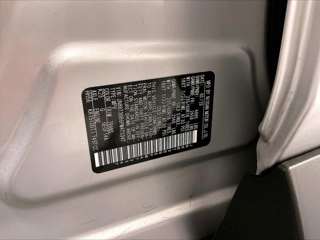 Certified Used 2023 Silver Nissan SV image 35