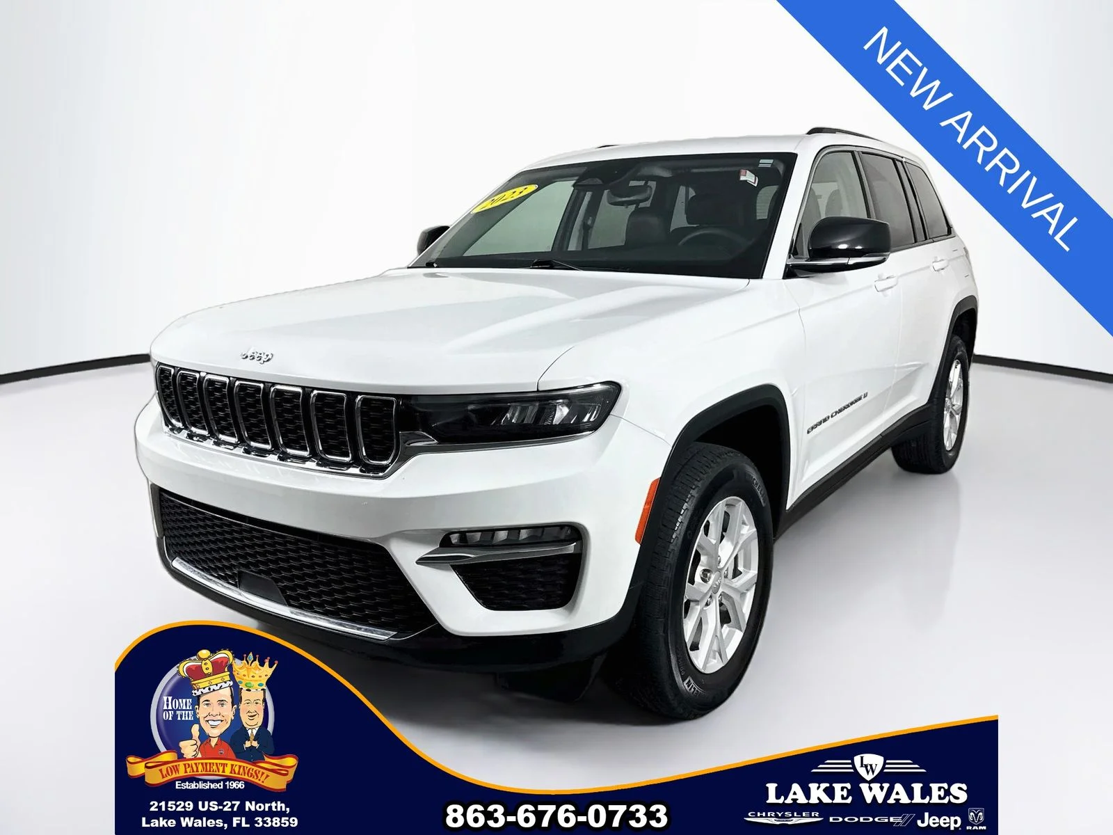 Used 2023 White Jeep Limited image 3