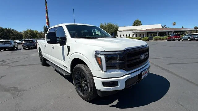 New 2026 Star White Metallic Tri-Coat Ford Lariat® image 2