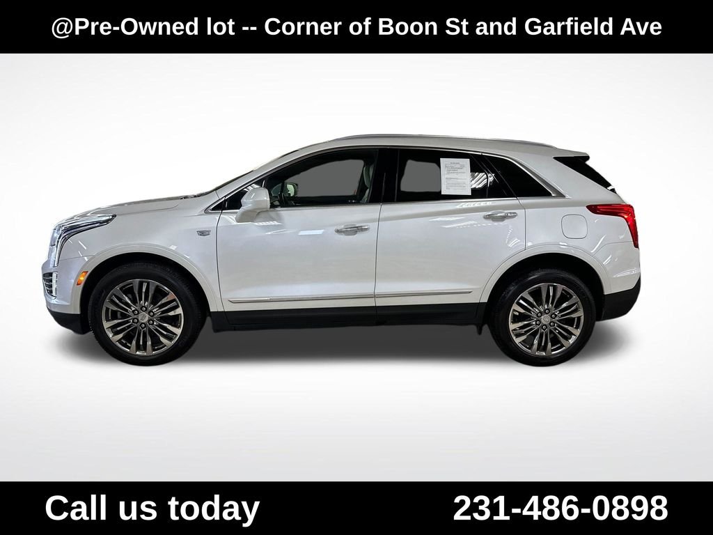 Used 2017 White Cadillac Premium Luxury image 2