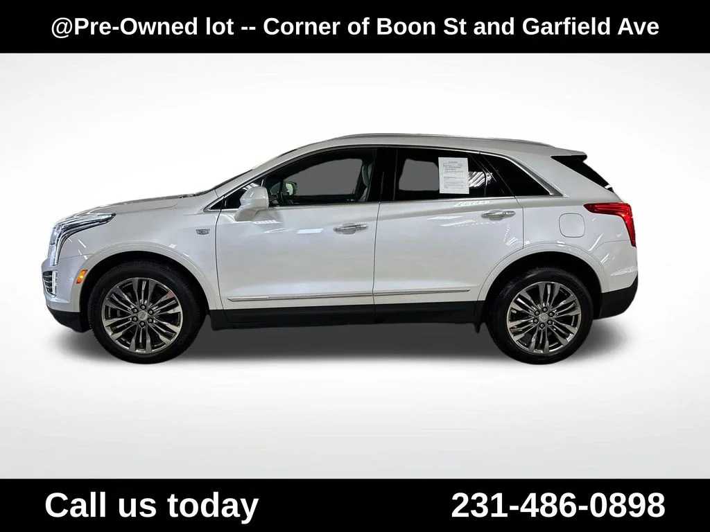 Used 2017 White Cadillac Premium Luxury image 2