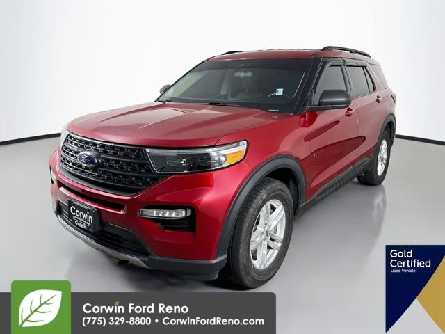 Certified Used 2022 Red Metallic Ford XLT image 4