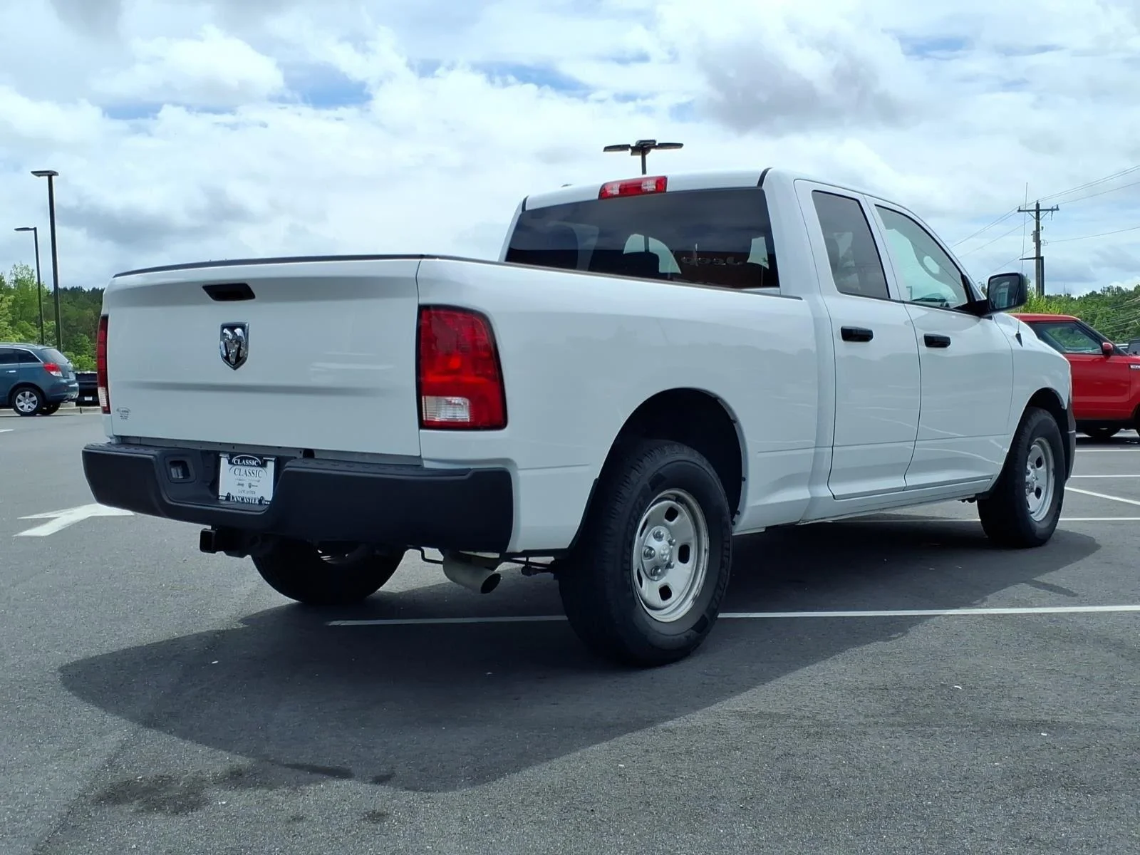 Used 2021 Bright White Clearcoat Ram Tradesman image 2