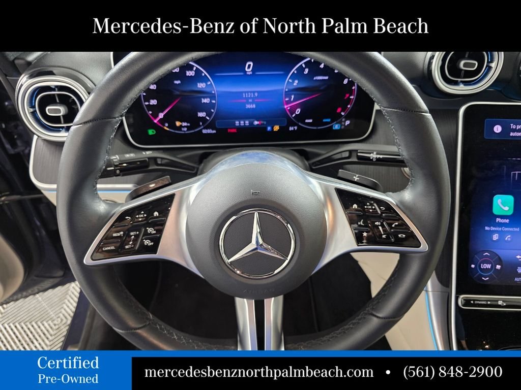 Certified Used 2025 Blue Mercedes-Benz C 300 image 18