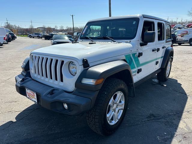Used 2019 Jeep Wrangler Unlimited Sport S with VIN 1C4HJXDN0KW684188 for sale in Kansas City