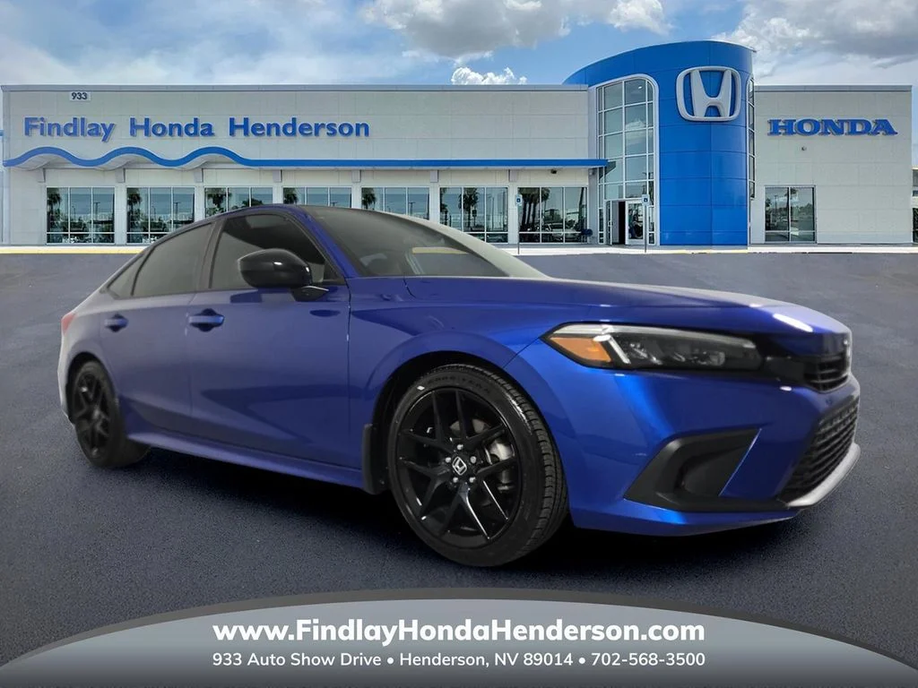 Certified Used 2024 Aegean Blue Metallic Honda Sport image 1
