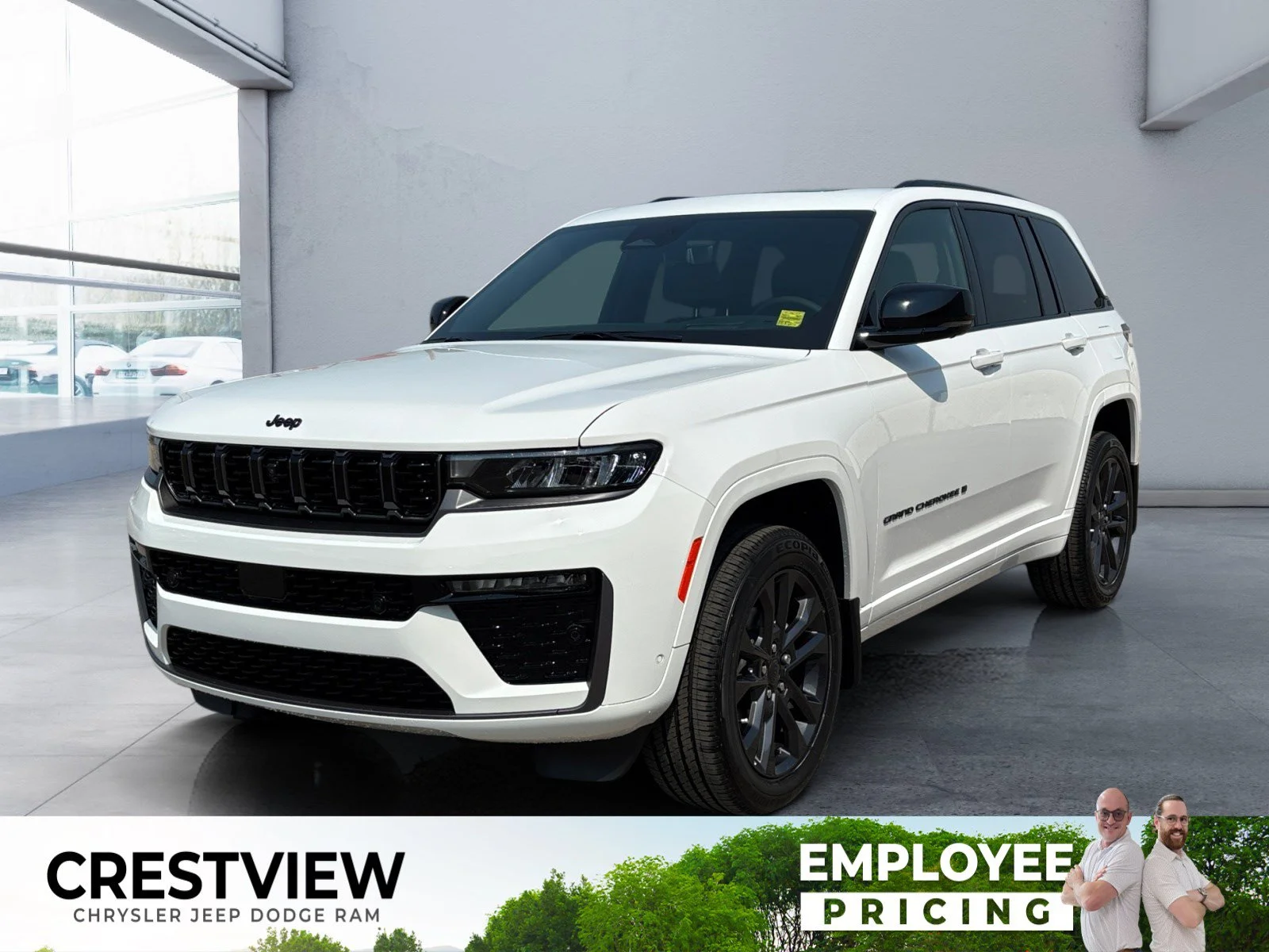 New 2026 Bright White Jeep Limited Reserve image 1