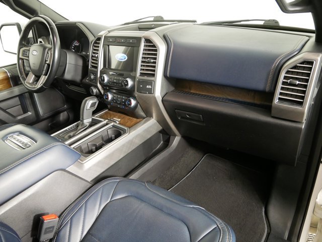 Used 2018 White Platinum Metallic Tri-Coat Ford Crew Cab Limited image 17