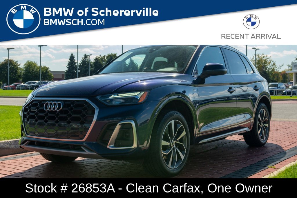 Used 2022 Blue Audi 45 S line Premium image 1