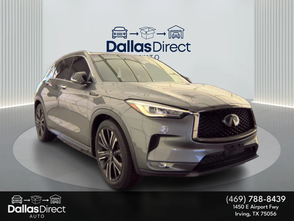Used 2021 Graphite Shadow INFINITI LUXE image 2