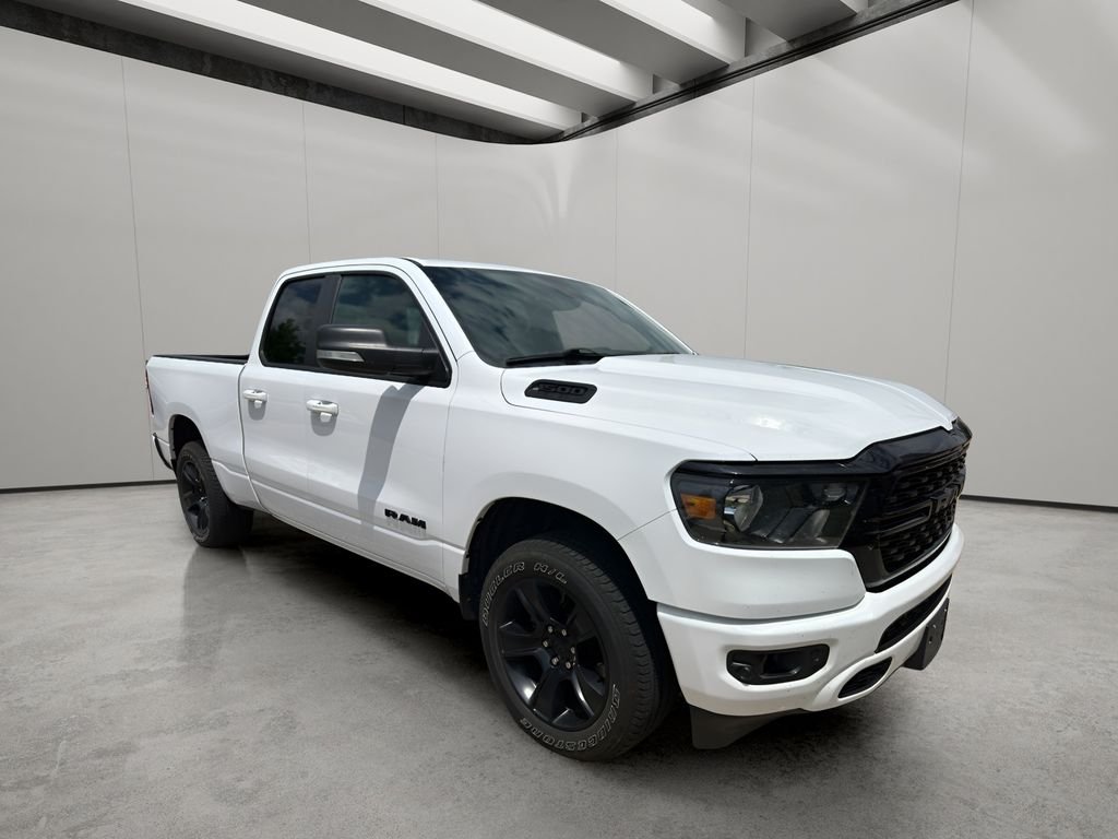Used 2022 Bright White Clearcoat Ram Big Horn image 7