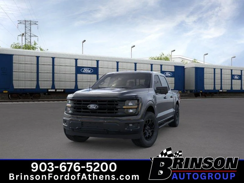 New 2026 Agate Black Metallic Ford XLT image 2