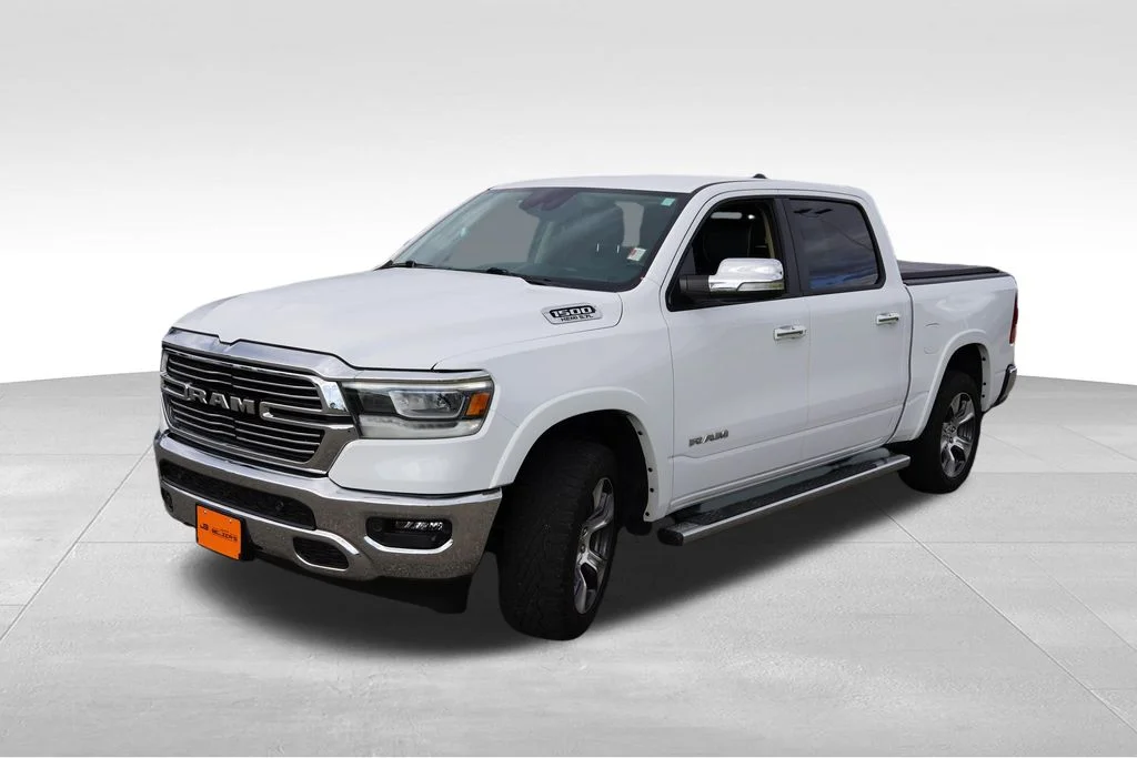 Used 2021 Bright White Clearcoat Ram Laramie image 11