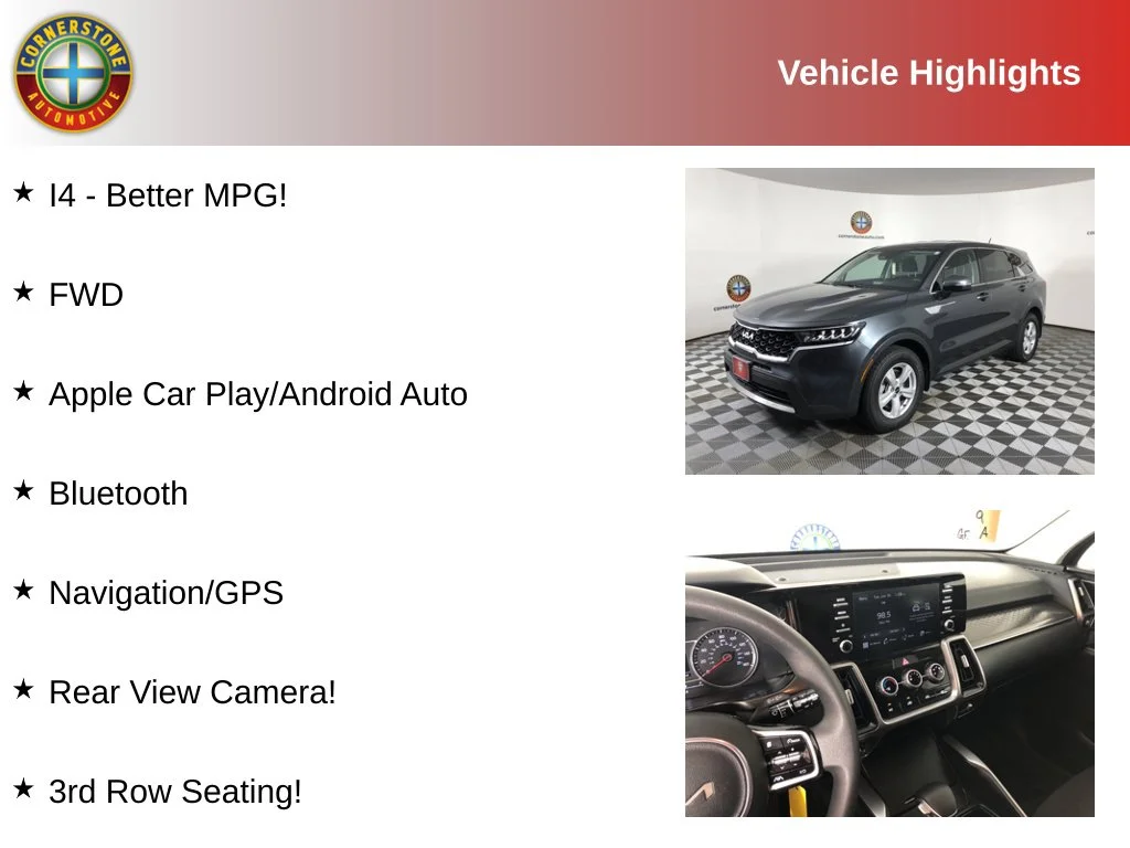 Used 2023 Kia Sorento LX with VIN 5XYRG4LC0PG210909 for sale in Elk River, Minnesota