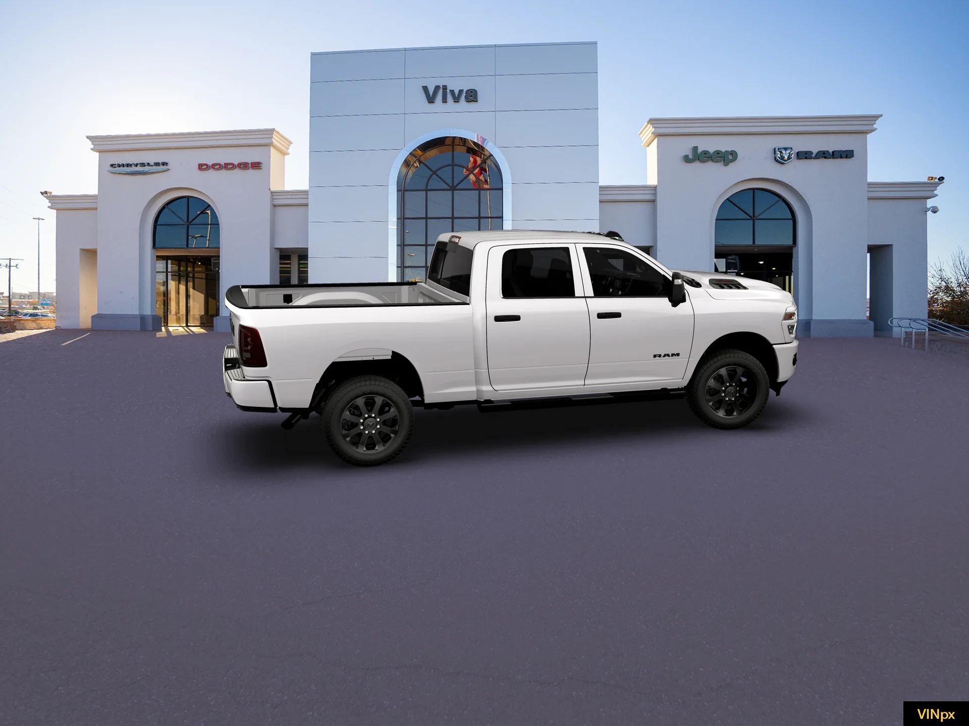 New 2027 Bright White Clear-Coat Exterior Paint RAM Black Express image 19
