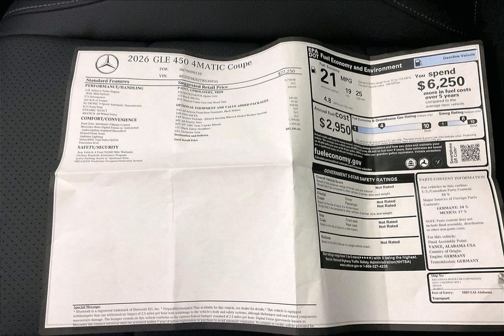 Used 2026 White Mercedes-Benz GLE 450 Coupe image 22