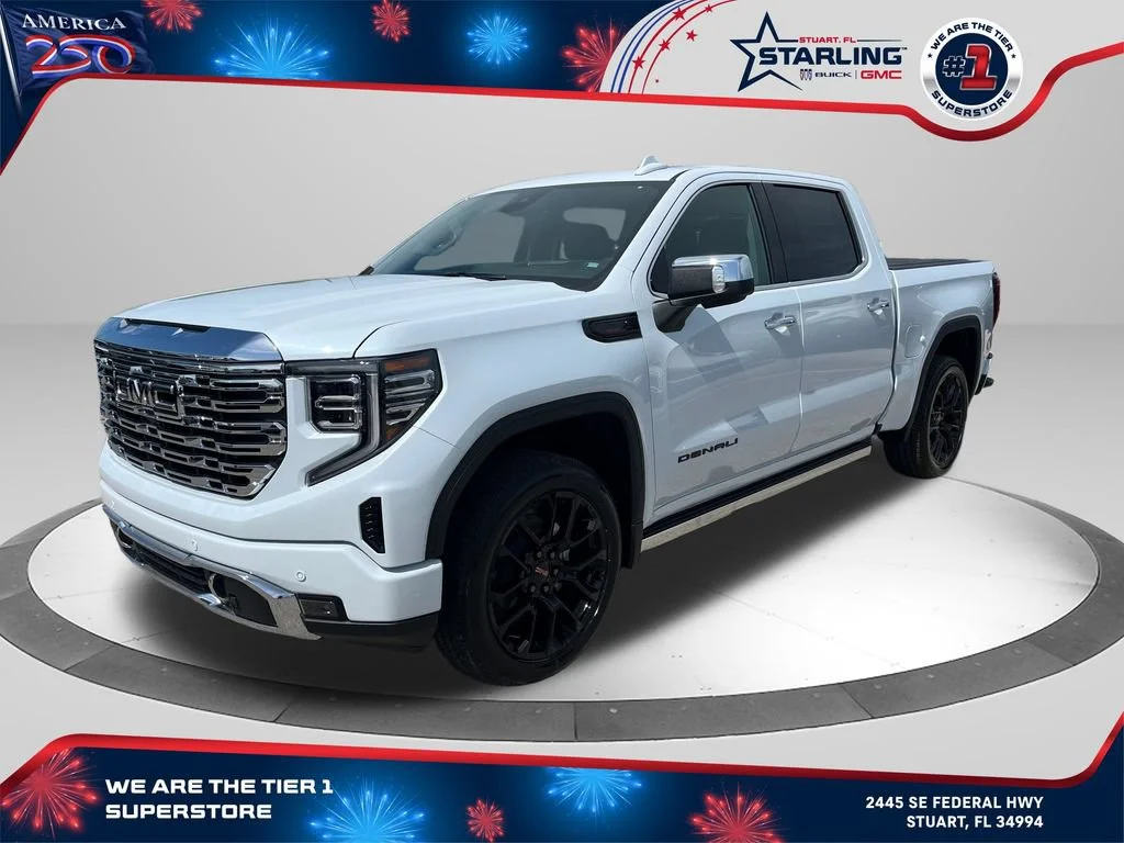 New 2026 Glacier White Tricoat GMC Denali image 1