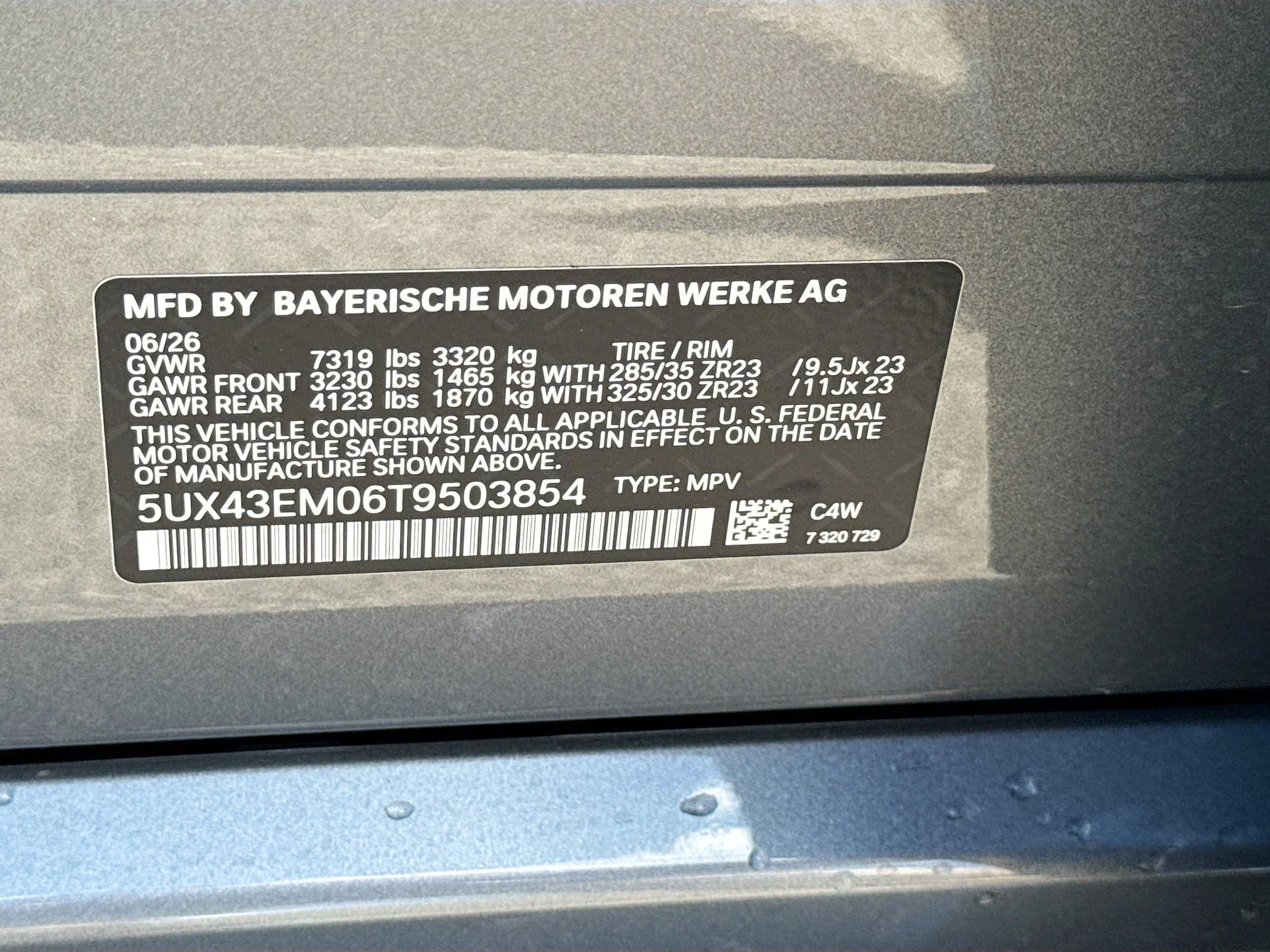 New 2026 Skyscraper Grey Metallic BMW ALPINA XB7 image 45