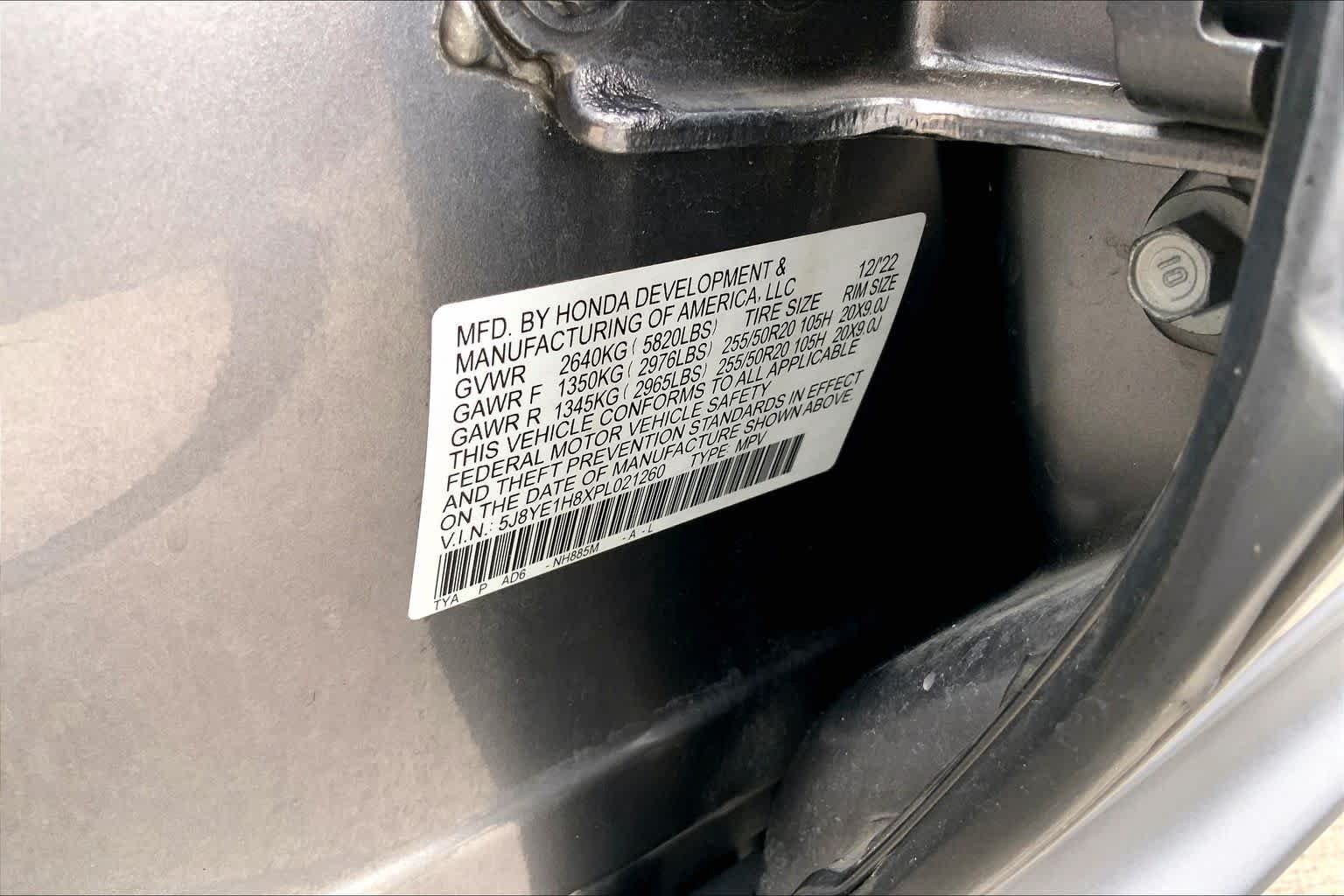 Used 2023 Liquid Carbon Metallic Acura w/Advance Package image 34