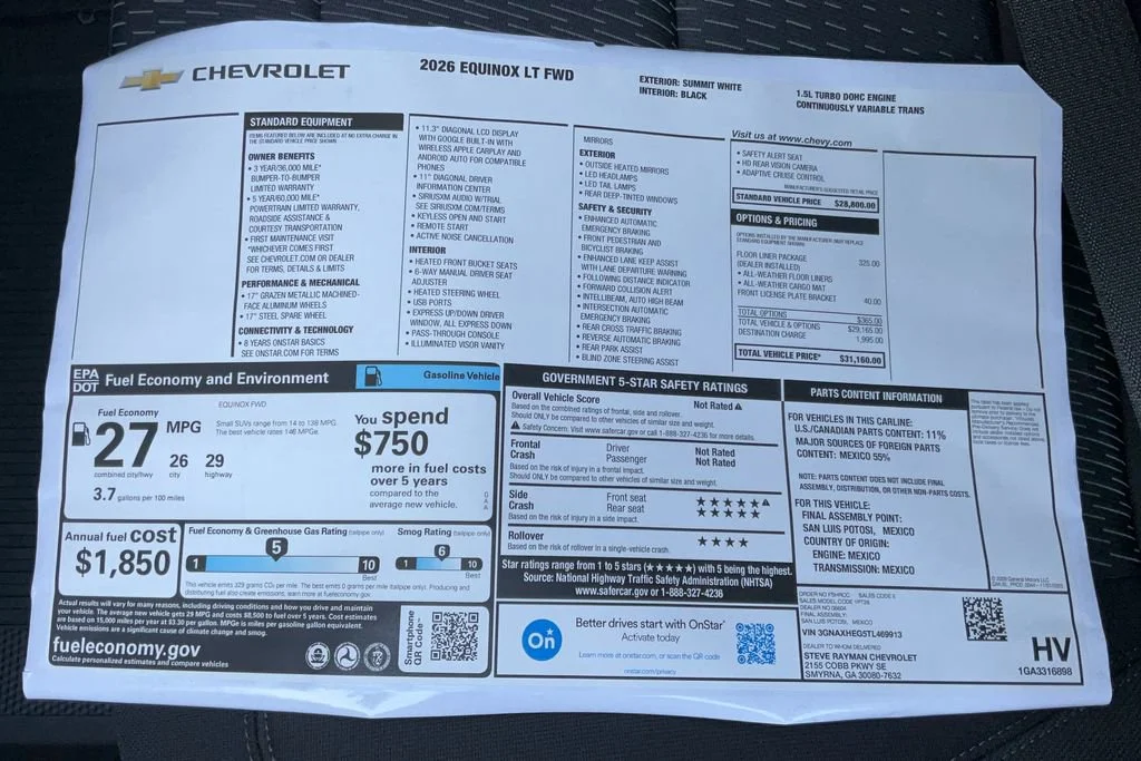 2026 Chevrolet Equinox LT - Photo 23