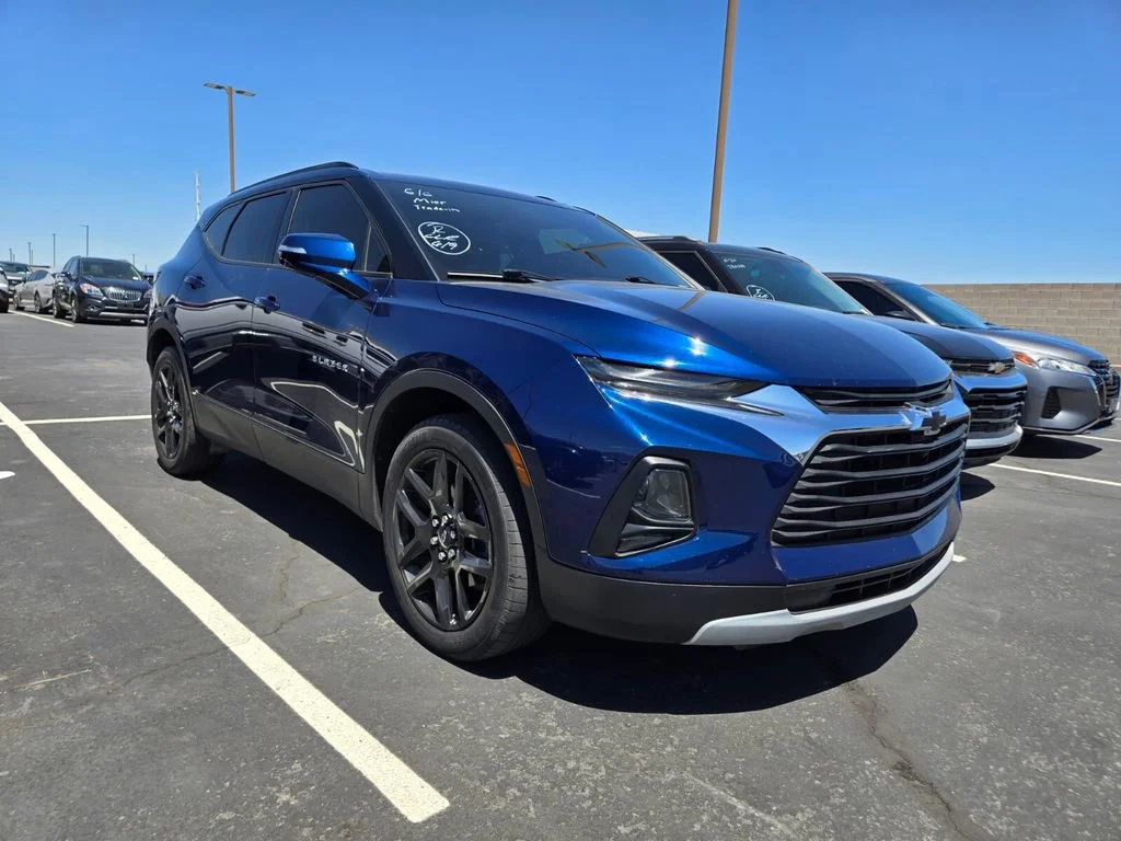 Used 2022 Blue Glow Metallic Chevrolet 3LT image 1